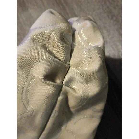 Coach Signature Logo Poppy Lurex Glam Glitter Sateen Tote Bag H1 193 17890 - Picture 9 of 13